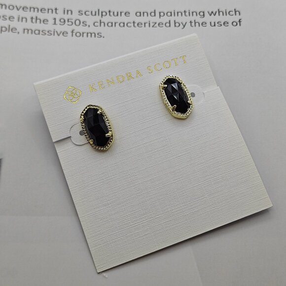 Kendra Scott gold stud earrings - Picture 1 of 3